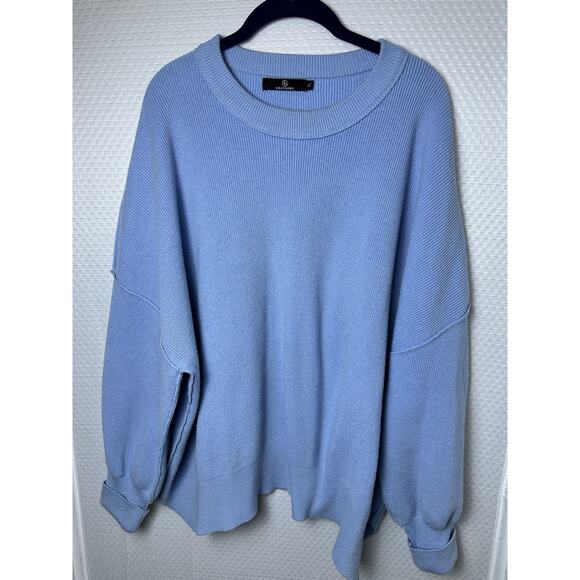 Amazon Streetwear Women’s Sweater Blue Size XL Viscose Polimide Lillusory - Picture 2 of 11